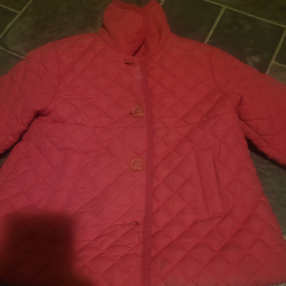 Cute pink peacoat
